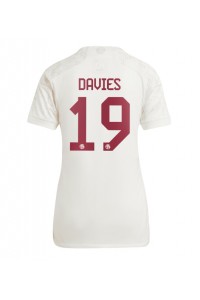 Fotbalové Dres Bayern Munich Alphonso Davies #19 Dámské Třetí Oblečení 2023-24 Krátký Rukáv